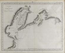 CHART OF COOK'S RIVER IN NW, PART OF AMERICA, 1784