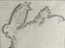 CHART OF COOK'S RIVER IN NW, PART OF AMERICA, 1784