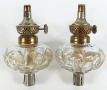 PAIR PEG LAMPS