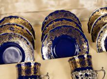 COALPORT CUPS & SAUCERS