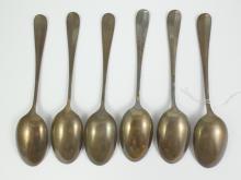 SET SILVER TEASPOONS