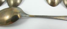 SET SILVER TEASPOONS