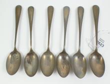 SET SILVER TEASPOONS