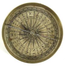 18TH CENTURY MARINER'S POCKET COMPASS