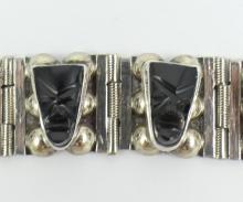 SILVER & ONYX BRACELET