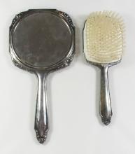 TWO-PIECE STERLING TOILETTE SET