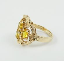 VINTAGE CITRINE RING