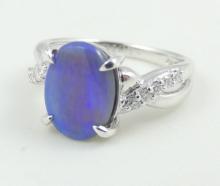 OPAL & DIAMOND RING