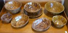 EIGHT BENNINGTON POTTERY BOWLS