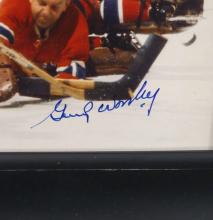 THREE AUTOGRAPHED "MONTREAL CANADIENS" PHOTOS