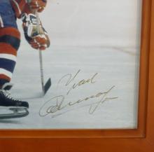 THREE AUTOGRAPHED "MONTREAL CANADIENS" PHOTOS