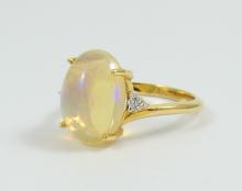 OPAL & DIAMOND RING