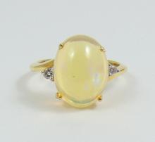 OPAL & DIAMOND RING