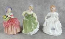 3 ROYAL DOULTON FIGURINES