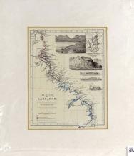 1861 MAP OF THE COAST OF LABRADOR