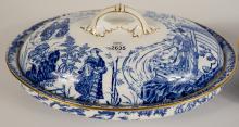 PAIR DERBY ENTREE DISHES