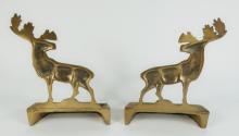 PAIR CAST METAL BOOKENDS