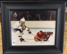 THREE AUTOGRAPHED "MONTREAL CANADIENS" PHOTOS