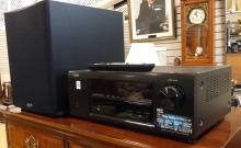 DENON RECEIVER AND PARADIGM SUB WOOFER