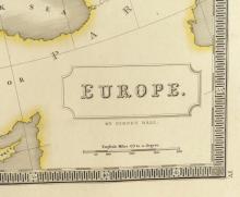 1828 MAP OF EUROPE