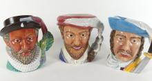 SET OF CHARACTER JUGS