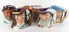 SET OF CHARACTER JUGS