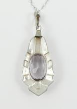 ART DECO PENDANT NECKLACE