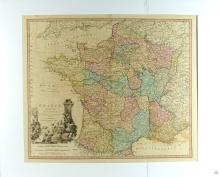 1790 MAP OF FRANCE