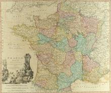 1790 MAP OF FRANCE