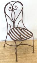 WROUGHT IRON PATIO CHAIR