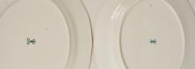 PAIR DERBY OVAL TRAYS