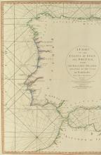 1780 CHART OF THE COASTS OF SPAIN & PORTUGAL