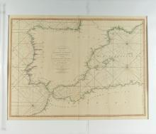 1780 CHART OF THE COASTS OF SPAIN & PORTUGAL