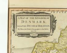 MAP OF THE KINGDOM OF DENMARK WITH THE DUCHY OF HOLSTEIN, 1790