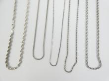 9 STERLING CHAINS
