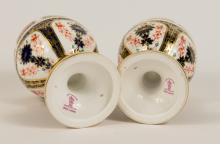 PAIR DERBY GOBLETS