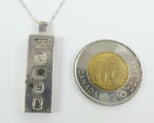 INGOT PENDANT ON CHAIN