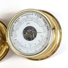 PAIR OF NAUTICAL BULKHEAD INSTRUMENTS