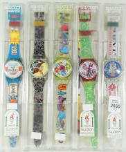 5 NEW SWATCH WRISTWATCHES