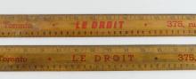 VINTAGE ADVERTISING MEASURING STICKS