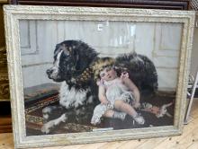 TWO FRAMED ANTIQUE PRINTS