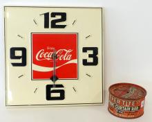 TWO ADVERTISING COLLECTIBLES