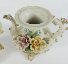 2PCS. CAPODIMONTE