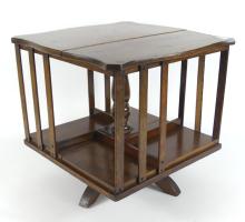 ANTIQUE LIBRARY STAND