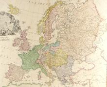 1791 MAP OF EUROPE