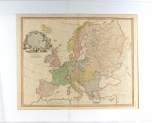 1791 MAP OF EUROPE