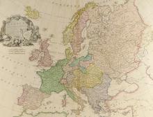 1791 MAP OF EUROPE