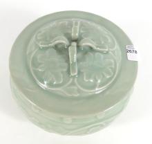 CELADON COVERED BOWL