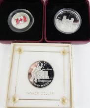 3 CANADIAN SILVER COINS