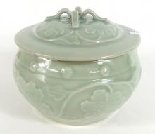 CELADON COVERED BOWL